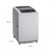 Lavadora LG carga superior 13 kilos WT13DPBK Gris